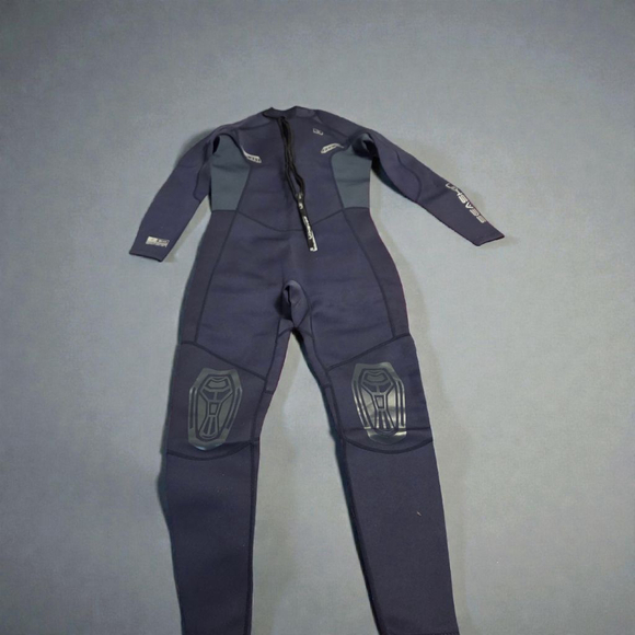 Men's SEASKIN Navy & Gray Rash Guard L - Picture 2 of 8